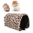 thumbnail image 3 of Pet Tunnel  , Leopard Comfortable Small Animal Hideout Tube  For Hamster For Guinea Pig, 3 of 8