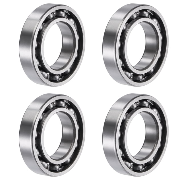 Uxcell Roulements à Billes à Gorge Profon C3 Type Ouvert Acier au Chrome 35x62x14 mm