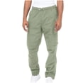 thumbnail image 2 of jsaierl Cargo Pants for Men Casual Outdoor Tactical Pants Drawstring Lightweight Solid Hiking Work Pants with Multi Pockets, 2 of 7