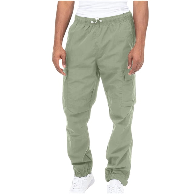 XZNGL Cargo Pants for Men with Pockets Men Solid Casual Multiple Pockets Outdoor Fitness Pants Cargo Pants Trousers Men Cargo Pants with Pockets Cargo Pants men Pants Casual