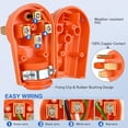 thumbnail image 4 of Ensemble de Connecteurs Mâle Femelle RV, Prise Mâle Femelle RV 50A Robuste pour 8AWG 1C 50A SWW pour Camping, 4 of 7