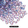 thumbnail image 3 of Uxcell Hotfix Rhinestones Flatback Crystal Glass Gems for Craft Clothes DIY Decoration Bright Light Pink 4.8mm, 3 of 5