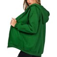thumbnail image 1 of CAROOTU Sweat-Shirt à Capuche avec Poche à Fermeture Éclair Épaisse à Cordon de Serrage, 1 of 7