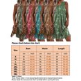 thumbnail image 2 of Innerwin Robe d'Été de Plage Col Rond Robe Débardeur pour Femme Vacances Imprimé Floral Hawaïen Courte Mini Robes Vert Foncé m, 2 of 2