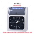 thumbnail image 1 of Recorder Digital Time Recorder Attendance Machine Time Card for Recorder Office Factory Staffs Employee Check in Time Recording ,Reliable Data Protection, 1 of 7