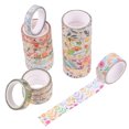 thumbnail image 1 of 18 Rolls Flower Washi Tapes HOT Stamping Decorative Masking Tapes Party Favors, 1 of 7