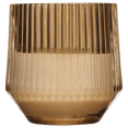 thumbnail image 1 of Bouclair Bougie à DEL en Verre Nervuré Brun, 1 of 3