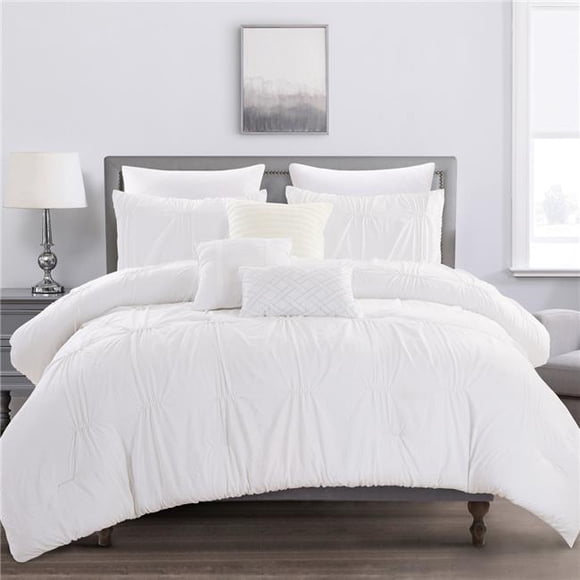 Elight Home 21735Q Queen Ashely Luxury Comforter Set - 6 Piece