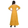 thumbnail image 3 of Moomaya Robe Longue à Col Rond à Manches 3/4 pour Femmes Grande Taille Vêtements d'Été, 3 of 3
