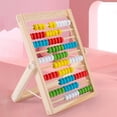 thumbnail image 4 of Milaget Montessori Math Toys 10 Rows Abacus with 100 Colorful Beads Abacus Thinking Game 20x15.5cm, 4 of 9