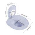 thumbnail image 3 of Deeceymbur Cat Toilet Trainer Litter Box Toilet Seat for Cats Odor Proof Splash Proof Pet Potty Training SyCane Removable Partitions for Standard Toilets, 3 of 6