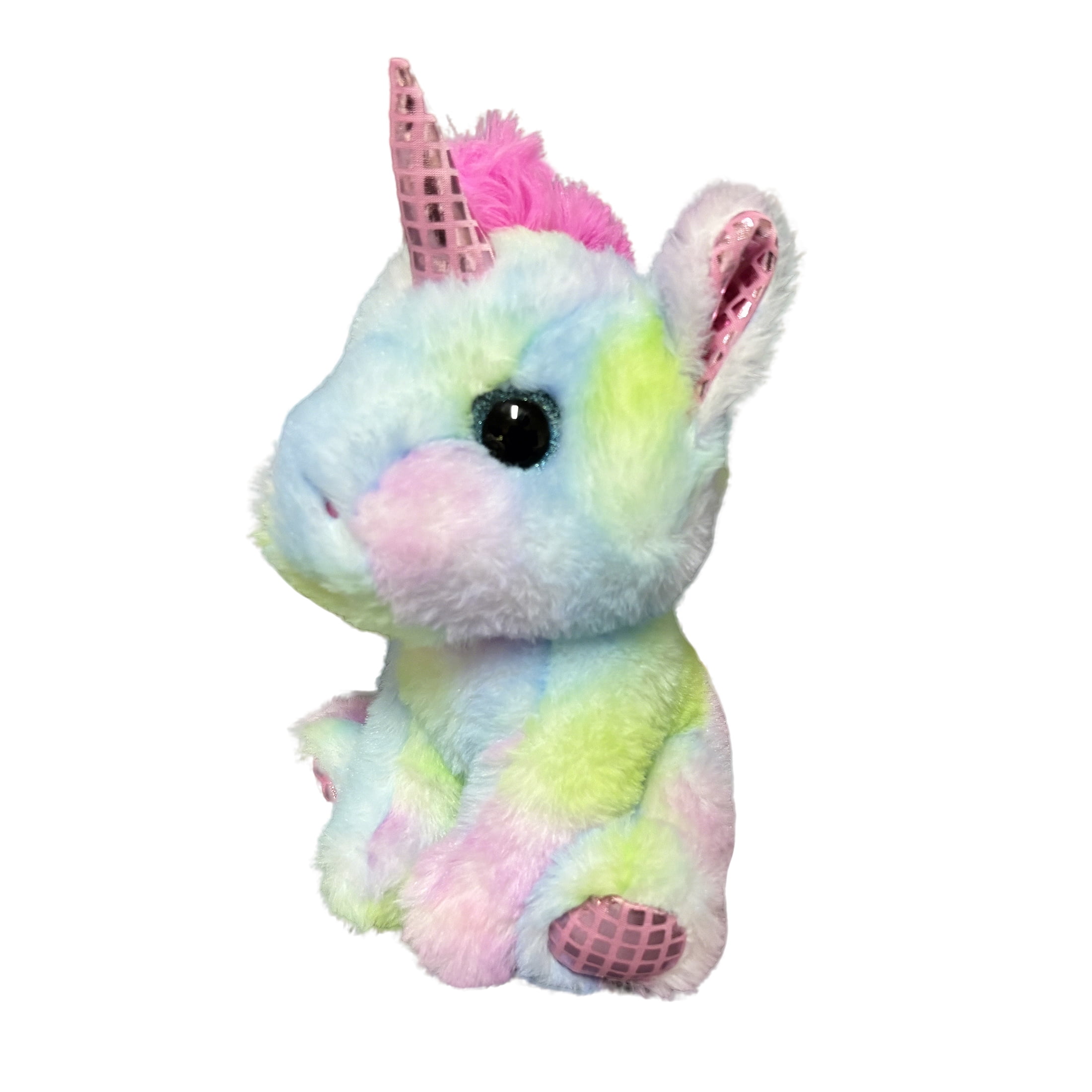 Peluche Kid Connection Unicon Blue, 7,5 pouces pour tous les âges