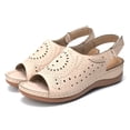 thumbnail image 4 of DPTALR Women's Flat Sole Beach Sandals Summer Non-Slip Causal Slippers, 4 of 4