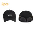 thumbnail image 1 of pstuiky Sun Hat, 2in1 Outdoor Hat glasses Cap Running Baseball Mesh Hat Sunglasses Visor Mens Hats Summer Hats Up to 65% off, 1 of 1