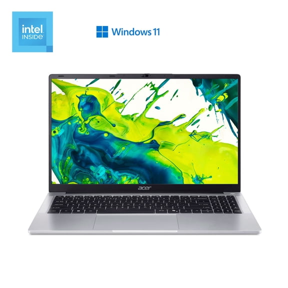 Acer Aspire Lite 15.6" FHD IPS Laptop – Intel N150, 8GB RAM, 256GB SSD, Windows 11