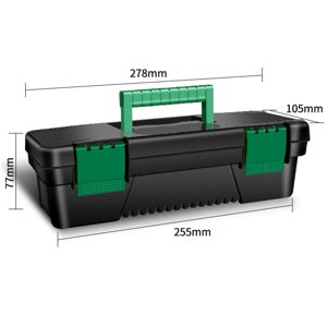 10Inch Boîte à outils Étui de rangement en plastique pour la menuiserie Outil de réparation électrique