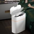 thumbnail image 3 of Rvkxad Automatic Sensor Trash Can, Smart Motion Sensor Bin with Lid, Household Garbage Can for Bathroom Kitchen, 15cm Compact Design, 3 of 7