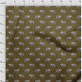 thumbnail image 3 of oneOone Viscose Jersey Fabric Elephant Block Print Fabric BTY 60 Inch Wide, 3 of 5