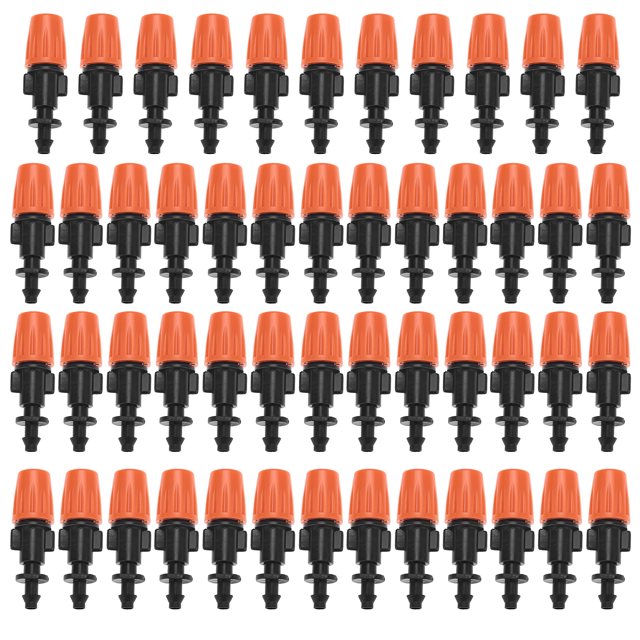 50 Pcs/Ensemble Ajustable Arroseur de Jardin Goutte à Goutte Buses de Brumisation Micro Arroseur Atomiseur