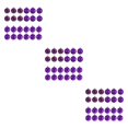 thumbnail image 4 of relayinert 24pcs/set Wide Application Wedding Party Home Decor Durable And Reliable purple 3Set, 4 of 6