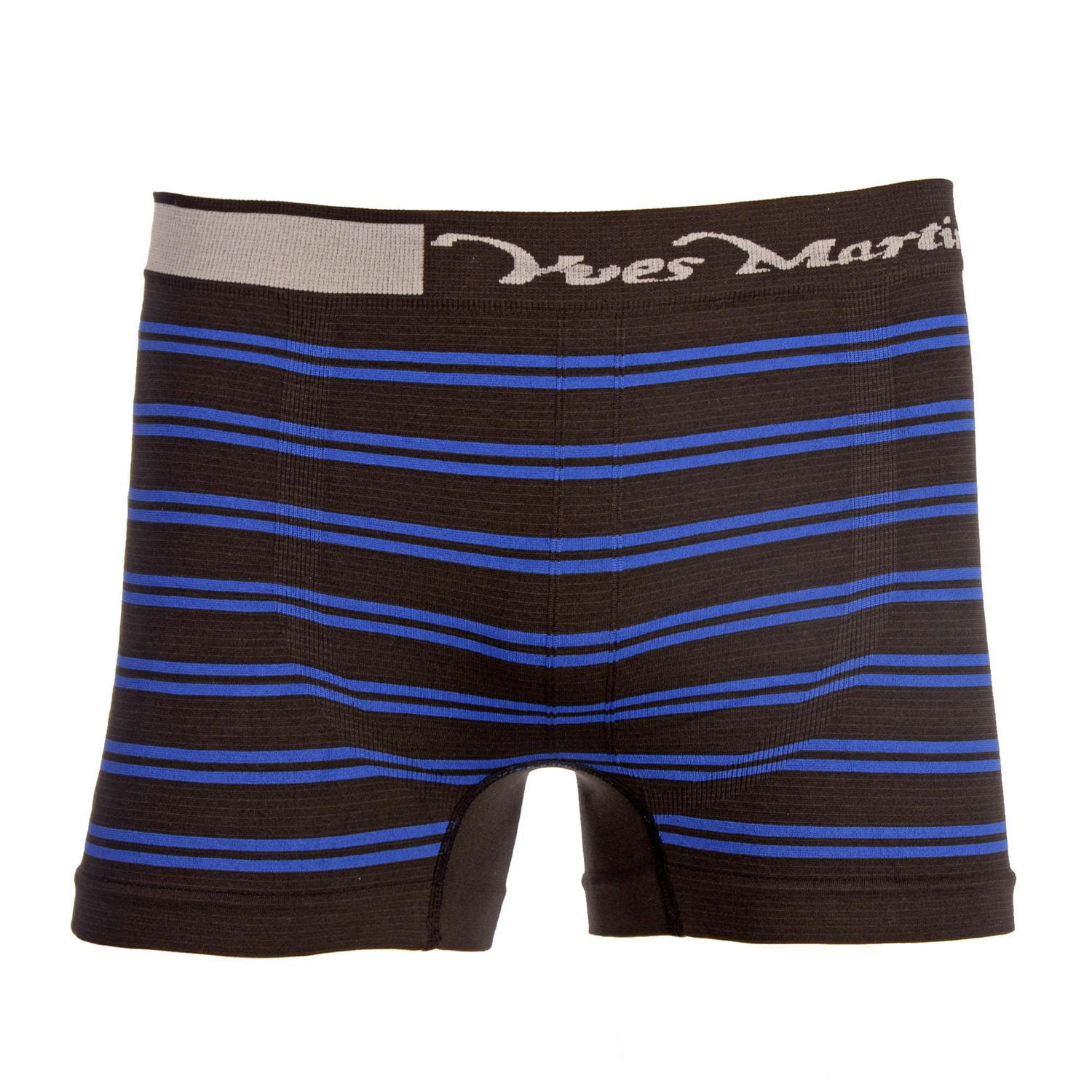 Caleçons boxers Yves Martin sans couture avec rayures latérales pour hommes