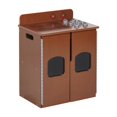 thumbnail image 1 of ECR4Kids Play Kitchen Stove, Wooden Playset, Dark Walnut, 1 of 12
