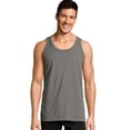 thumbnail image 1 of Hanes Mens ComfortWash Garment Dyed Sleeveless Tank Top, S, Concrete Grey, 1 of 3