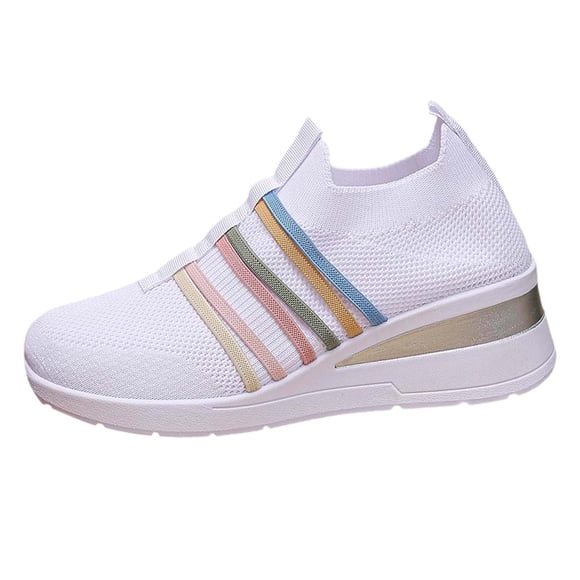 QHFBli Basketball Shoes for Women Large Size Women On Sports Casual Shoes With Breathable Heel Support for Everyday Wear Comfort Walking Footwear