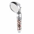 thumbnail image 2 of High Pressure Showerhead Inoic Stones handheld showerhead Home Handheld Shower Head Negative Ion Shower Spray Filter Stones, 2 of 7