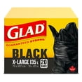 thumbnail image 2 of Glad Black Garbage Bags - Extra-Large 135 Litres -, 2 of 6