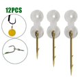 thumbnail image 2 of 12 Pcs Bait Spike Carp Fishing Bait Sting Boilies Pin Ronnie Hair Rig Tackle, 2 of 3