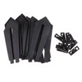 thumbnail image 2 of simhoa 10 Pcs Plastic Display Stand Easel Plate Display Photo Holder Stand for Display Black 180x75x6mm, 2 of 8