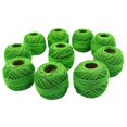 thumbnail image 1 of IBA Indianbeautifulart Knitting Set Of 10 Pcs Cotton Thread Anchor Crochet Tatting Yarn Embroidery Ball, 1 of 5
