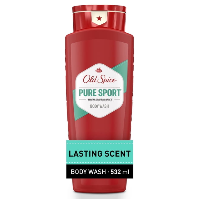 Old Spice High Endurance Body Wash for Men, Pure Sport Scent