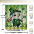 thumbnail image 1 of Cheapark St. Patrick's Day Holiday Shower Curtain Set 4 Pieces, 1 of 8