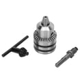 thumbnail image 3 of Akozon Drill Chuck Adapter Kit Key Type Drill Chuck With Round Shank Adapter 3.0-16MM 1/2-20UNF, 3 of 8