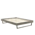 thumbnail image 2 of Modway Billie Queen Rubberwood and MDF Wood Platform Bed Frame in Gray, 2 of 8