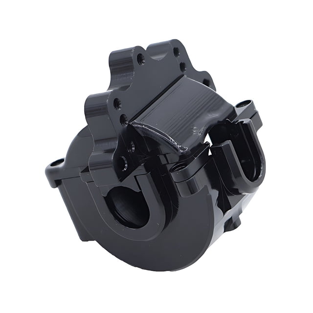 maskred RCGOFOLLOW Aluminum Alloy Silent Performance Gear Box For 1/16 Rc Gear Box SG SG1603 RC Car Part RC Car Accessories Black