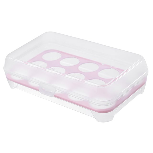 Bovemsi Pantry Organization and Storage Large Capacity Egg Holder For Refrigerator Egg Fresh Storage Box For Fridge Egg Storage Container Organizer Clear Plastic Storage Container