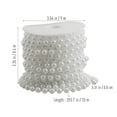 thumbnail image 4 of HLONK White Acrylic Loose Bead  0.31”  (100 Count), 4 of 6