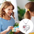 thumbnail image 1 of Dvkptbk Necklaces for Women Mom Letters Heart Shaped Necklace Love Heart Mom Pendant Necklace Jewelry Gifts Mothers Day Gifts (Red), 1 of 5