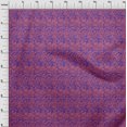 thumbnail image 4 of oneOone Georgette Viscose Light Red Fabric Block Sewing Craft Projects Fabric Prints By Yard 42 Inch Wide-Y4, 4 of 5