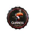 thumbnail image 1 of Guinness Toucan Bottle Cap Metal Sign (11.5″ Diameter), 1 of 1