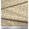 thumbnail image 3 of Soimoi Velvet Fabric Floral Block Fabric Prints by Yard 58 Inch Wide, 3 of 5