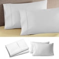 thumbnail image 2 of yulier 2Pcs Microfiber Queen Pillow Cases, Solid Color Super Soft Skin-friendly Cozy Pillowcases with Envelope Closure, Wrinkle, Fade and Stain Resistant Pillow Covers, 20x36, White, 2 of 5