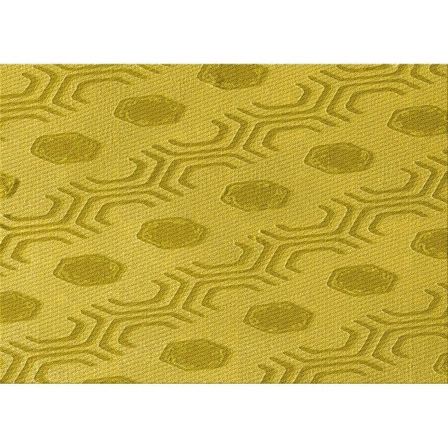 Ahgly Company Tapis d'Intérieur Lavables à la Machine à l'Aide d'Un Rectangle Transitionnel Doré Foncé, 5' x 8'