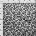 thumbnail image 3 of oneOone Cotton Cambric Gray Fabric Floral Retro Sewing Craft Projects Fabric Prints By Yard 42 Inch Wide, 3 of 5