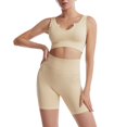 thumbnail image 1 of Coofit Ensemble d'Entraînement Short de Yoga à Séchage Rapide en 2 Pièces pour Femmes, 1 of 10