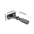 thumbnail image 2 of Tignapoo Vintage Bamboo-Handle Metal Safety Razor - Black, Compact & Durable for Travel & Home Use, 2 of 6