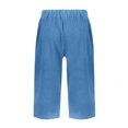 thumbnail image 5 of Womens Casual Shorts Summer Drawstring Elastic Waist Comfy Shorts with Pockets, 5 of 5
